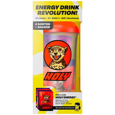  HOLY Energy Starter Set Cheetah 4x0,5l + Shaker 