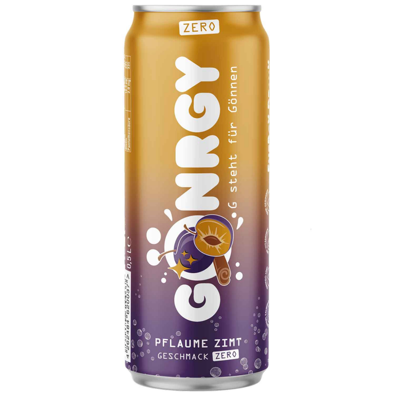  Gönrgy Energy Pflaume Zimt Zero 500ml 