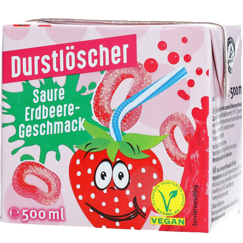  Durstlöscher Saure Erdbeere 500ml 