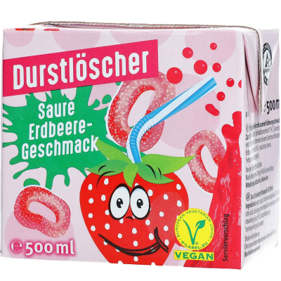  Durstlöscher Saure Erdbeere 500ml 