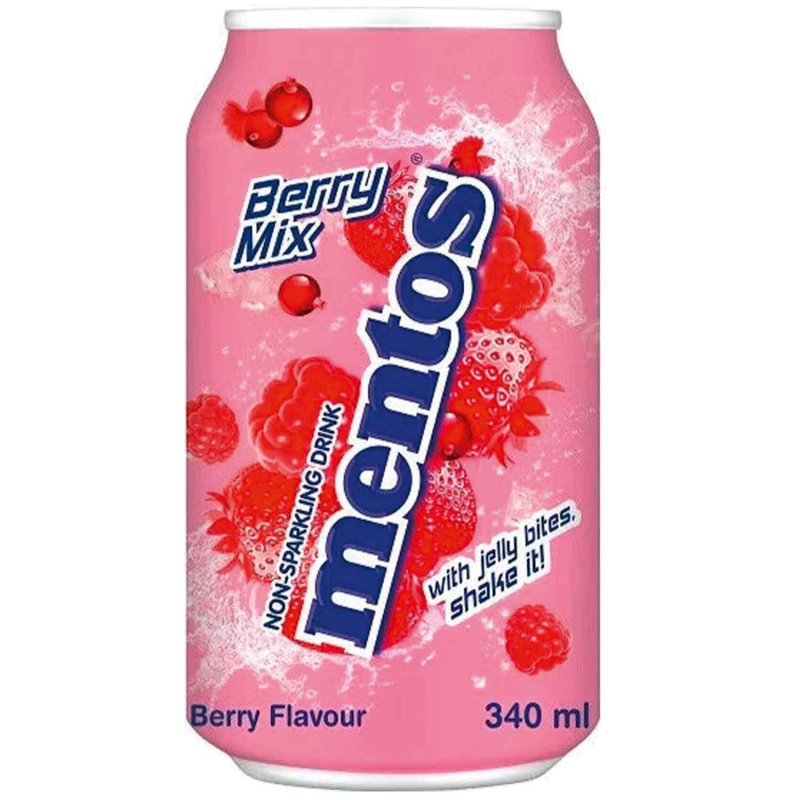  mentos Non-Sparkling Drink Berry Mix 340ml 