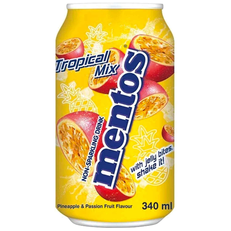  mentos Non-Sparkling Drink Tropical Mix 340ml 