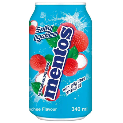  mentos Non-Sparkling Drink Salty Lychee 340ml 