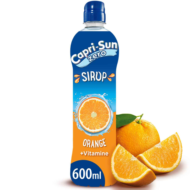  Capri-Sun Sirup + Vitamine Orange Zero 600ml 