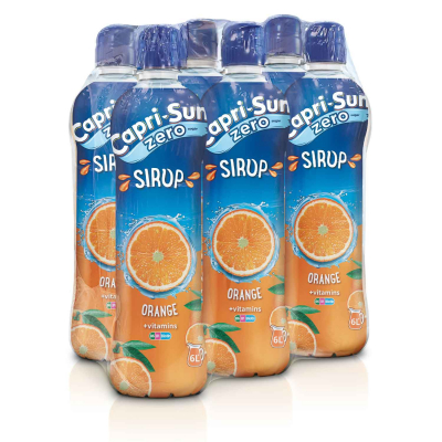  Capri-Sun Sirup + Vitamine Orange Zero 600ml 