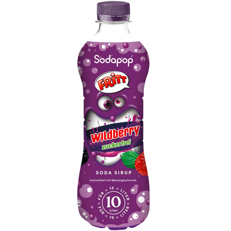  Sodapop Fritt Soda Sirup Wildberry zuckerfrei 500ml 