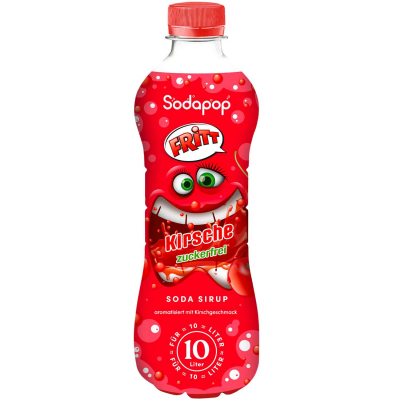  Sodapop Fritt Soda Sirup Kirsche zuckerfrei 500ml 