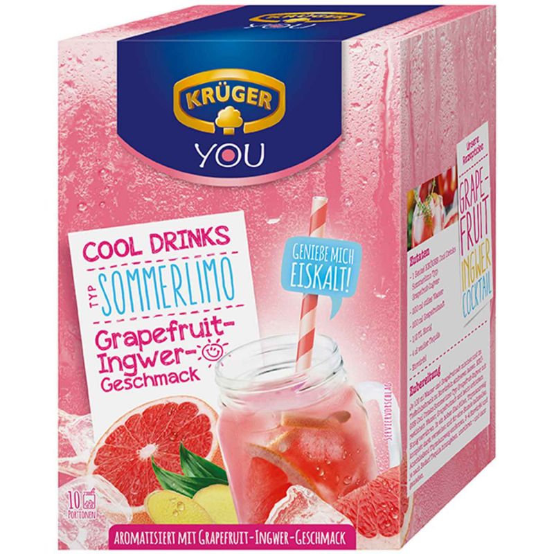  Krüger You Cool Drinks Typ Sommerlimo Grapefruit-Ingwer 10er 