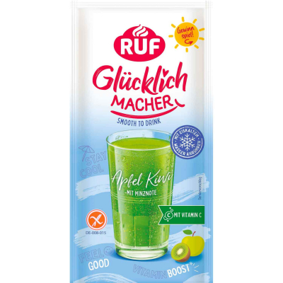  RUF Glücklichmacher Smooth to Drink Apfel Kiwi 48g 
