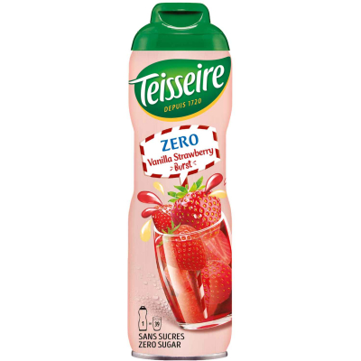  Teisseire Zero Vanille Erdbeere 600ml 