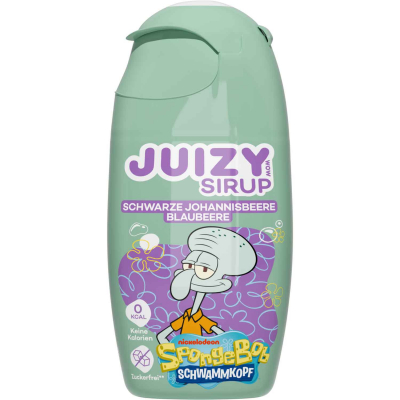  Juizy Sirup SpongeBob Schwammkopf Schwarze Johannisbeere Blaubeere 65ml 