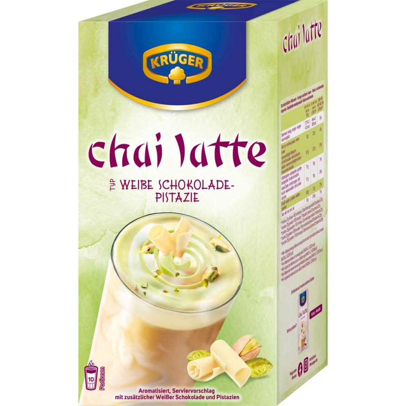  Krüger Chai Latte Typ Weiße Schokolade-Pistazie 10er 