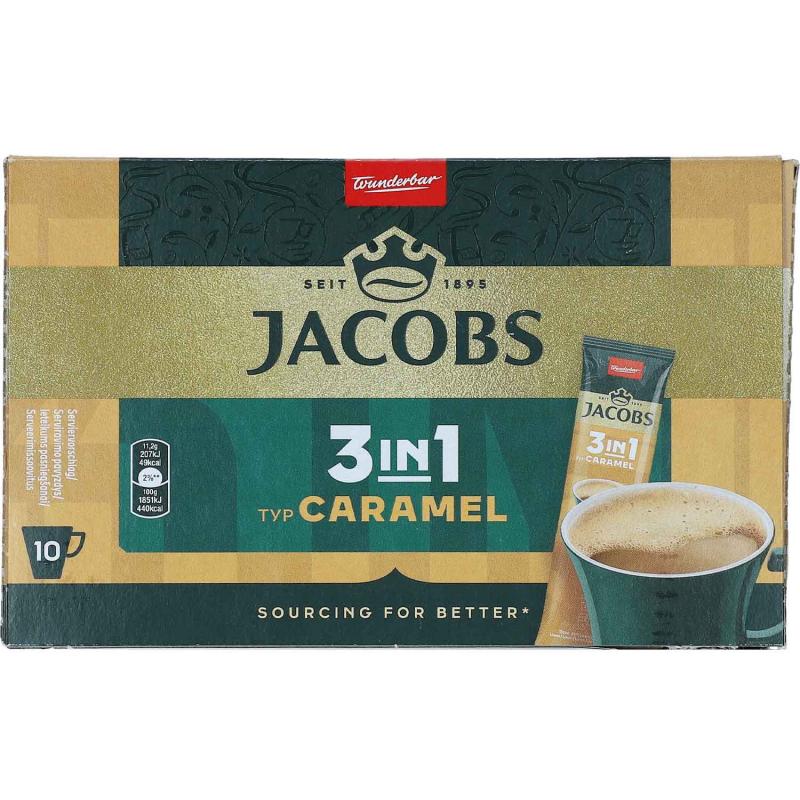  Jacobs 3in1 Sticks Typ Caramel 10er 