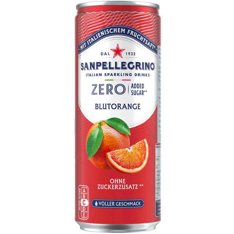  Sanpellegrino Zero Blutorange 330ml 
