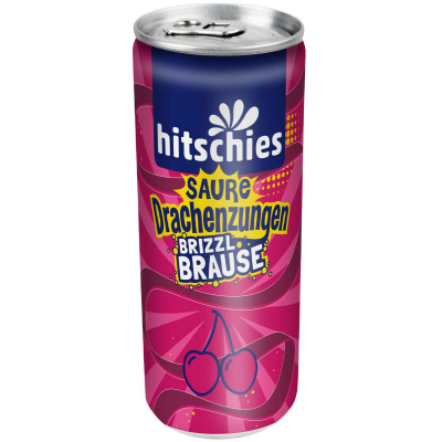 hitschies Saure Drachenzungen brizzl Brause Kirsche 250ml 