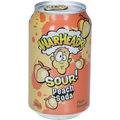  Warheads Sour! Peach Soda 330ml 