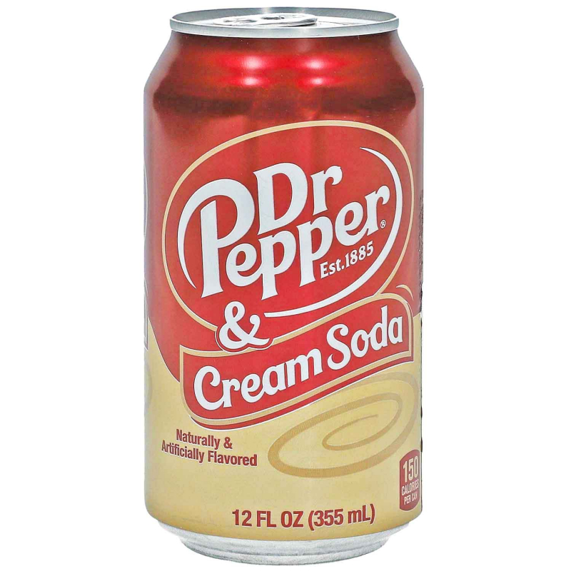  Dr Pepper & Cream Soda USA 355ml 