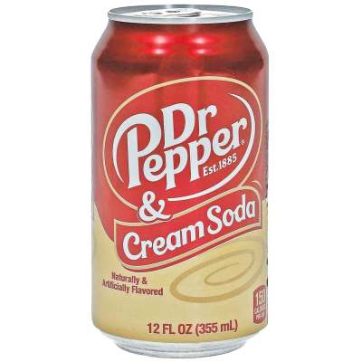  Dr Pepper & Cream Soda USA 355ml 