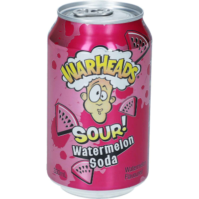  Warheads Sour! Watermelon Soda 330ml 