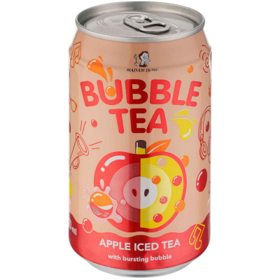  Madam Hong Bubble Tea Apple Iced Tea 320ml 