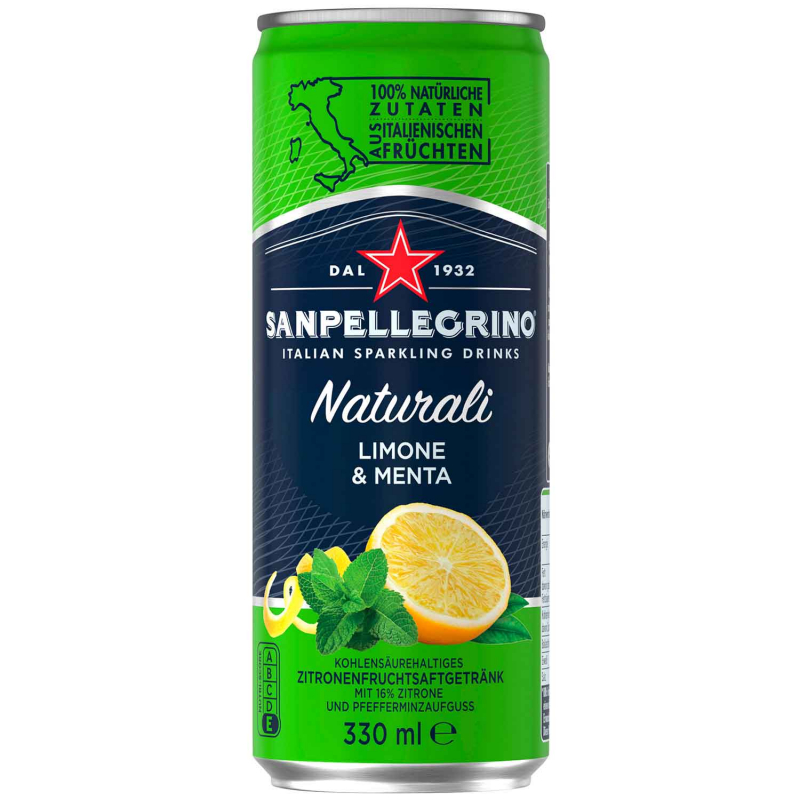  Sanpellegrino Naturali Limone & Menta 330ml 