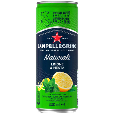  Sanpellegrino Naturali Limone & Menta 330ml 