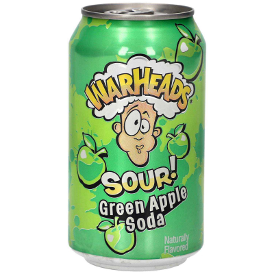  Warheads Sour! Green Apple Soda 330ml 