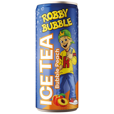  Robby Bubble Ice Tea Bubble Peach 250ml 