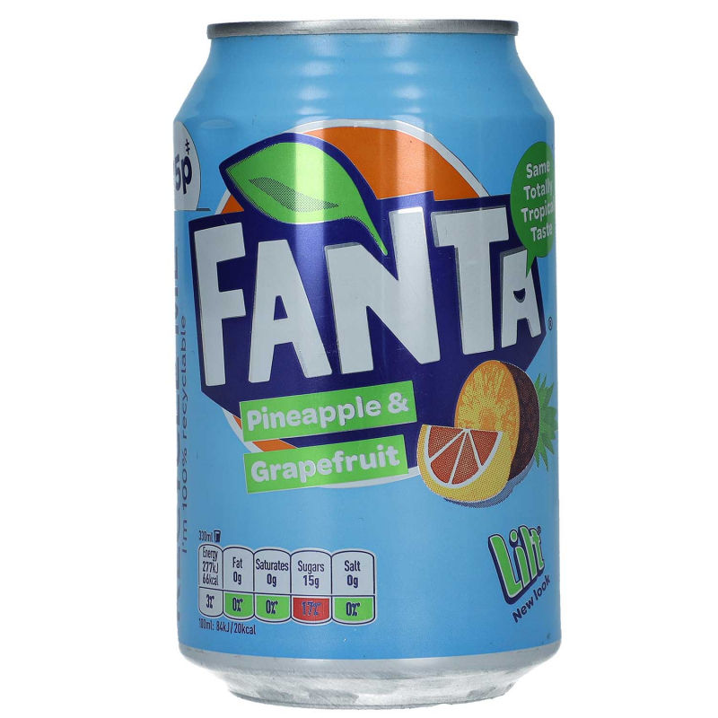  Fanta Pineapple & Grapefruit 330ml 