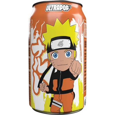 Ultrapop Naruto Shippuden Sparkling Soda Orange 330ml 