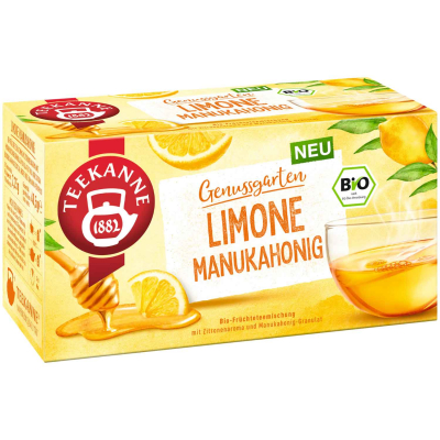  Teekanne Genussgarten Limone Manukahonig Bio 18er 
