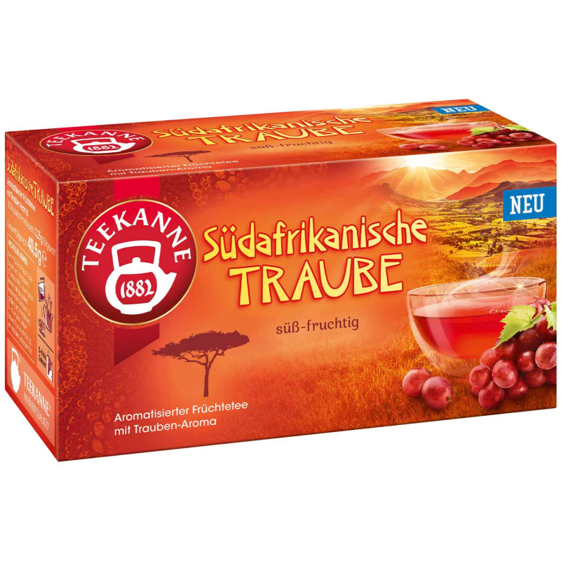  Teekanne Südafrikanische Traube 18er 