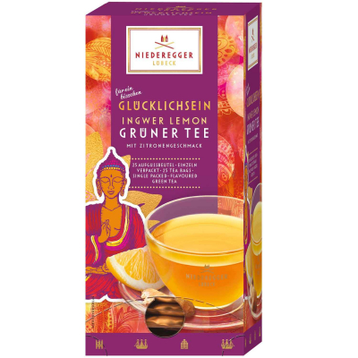  Niederegger Glücklichsein Grüner Tee Ingwer Lemon 25er 