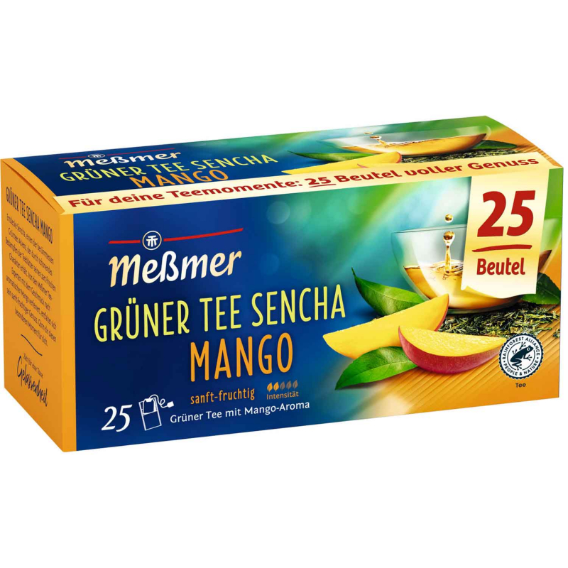  Meßmer Grüner Tee Sencha Mango 25er 