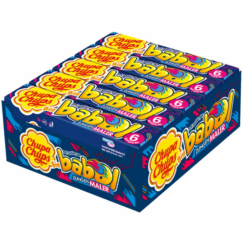  Chupa Chups Big babol Zungenmaler 20x6er 