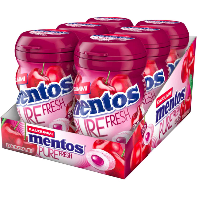  mentos Pure Fresh Kaugummi Kirsch zuckerfrei 35er 