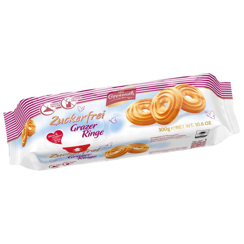  Coppenrath Zuckerfrei Grazer Ringe 300g 