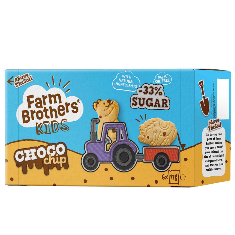  Farm Brothers Kids Choco Chip Bio 6er 