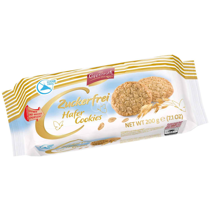  Coppenrath Zuckerfrei Hafer Cookies 200g 