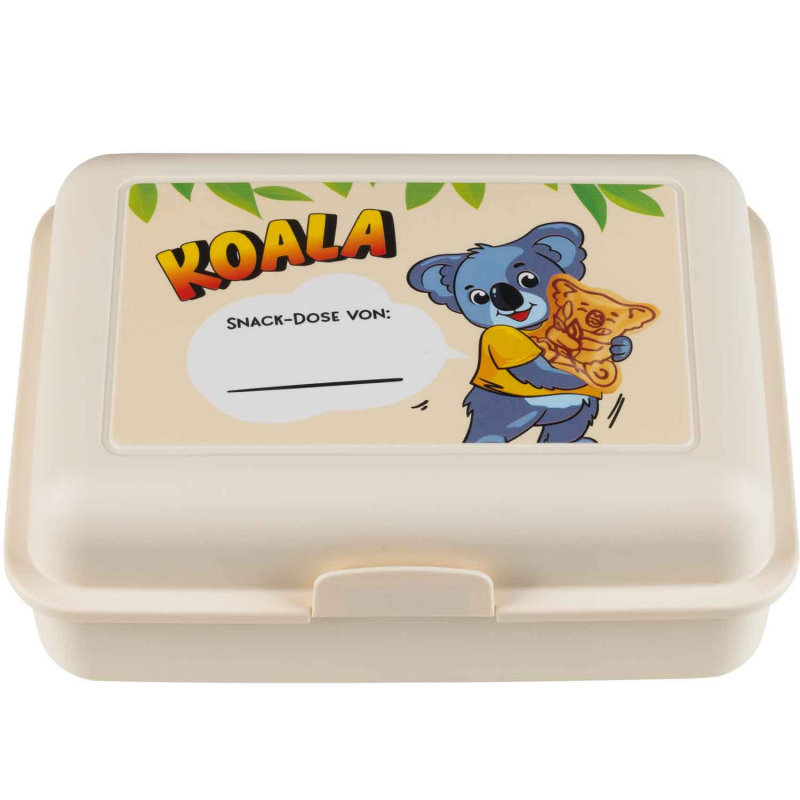 KuchenMeister Koala Snack-Dose + Kakao Kekse & Kartenspiel 