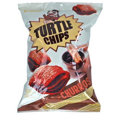  Orion Turtle Chips Choco Churros 80g 