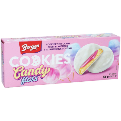  Bergen Cookies Candy Floss 128g 