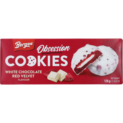  Bergen Obsession Cookies Red Velvet White Chocolate 128g 