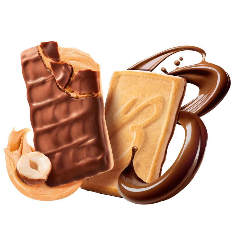  Bahlsen Hazelnut Cream & Choc Vollmilch 100g 