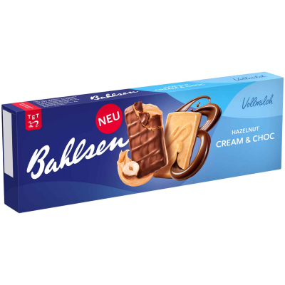  Bahlsen Hazelnut Cream & Choc Vollmilch 100g 