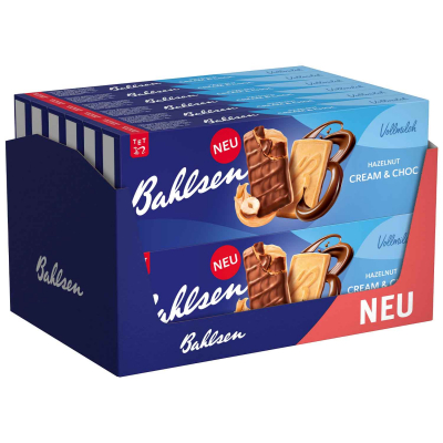  Bahlsen Hazelnut Cream & Choc Vollmilch 100g 