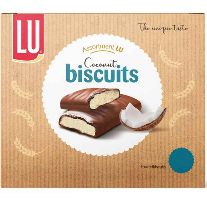  LU Coconut Biscuits 8x24g 