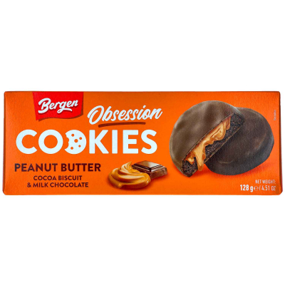 Bergen Obsession Cookies Peanut Butter 128g 