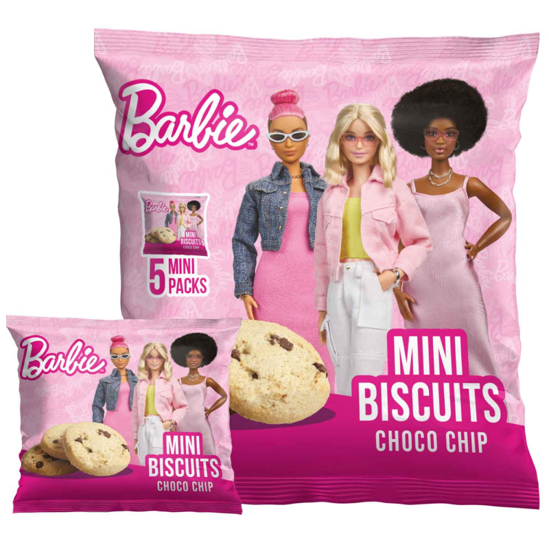  Barbie Mini Biscuits Choco Chip 5x20g 
