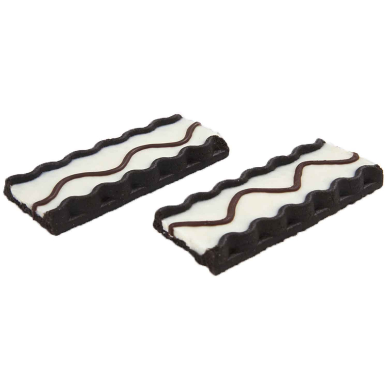  Nordthy Black and White Bars Biscuit 6x25g 